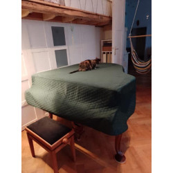 Pokrowiec na fortepian Yamaha pikowany welur