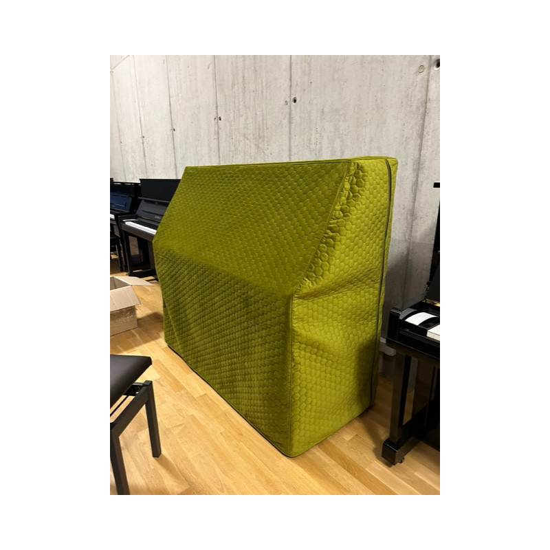 Quilted velvet upright piano cover